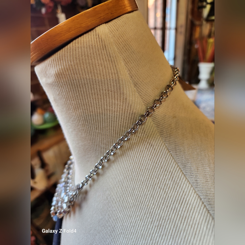 Rhinestone Necklace with Earrings Set - Picture 13 of 17